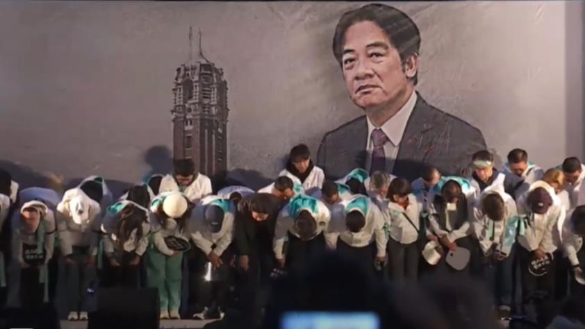 民眾黨「釘孤支」現場變賴清德勝選之夜？1神巧合讓網嘴角全失守