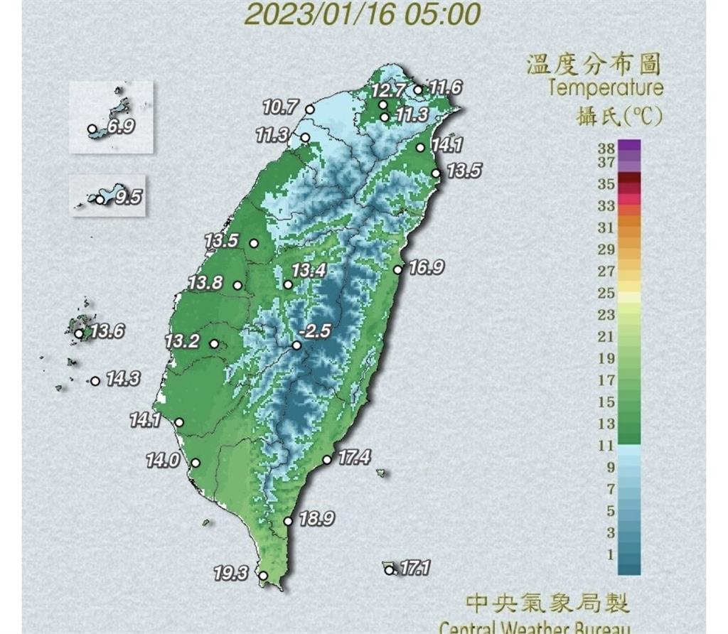 快新聞 / 冷爆了！今6縣市「最低溫不到10度」 3縣市發布豪大雨特報