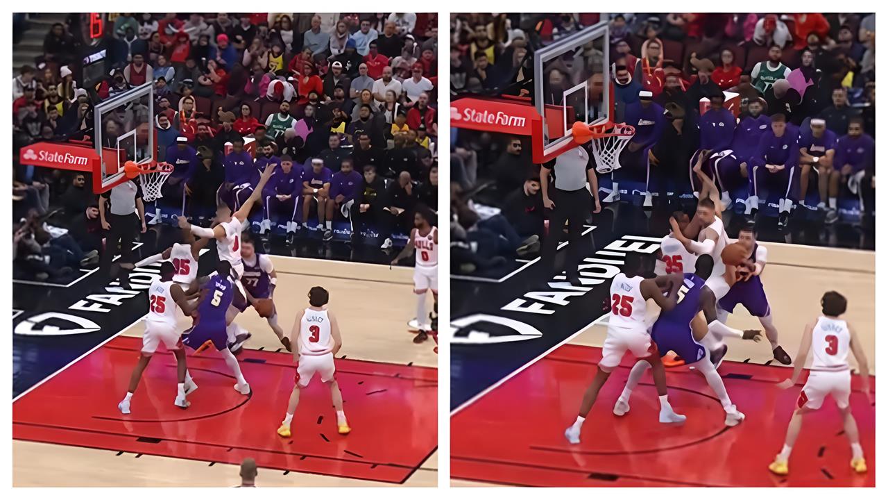 NBA(影)/湖人「東77」假動作三連發太逼真!公牛兩位防守者被騙的團團轉