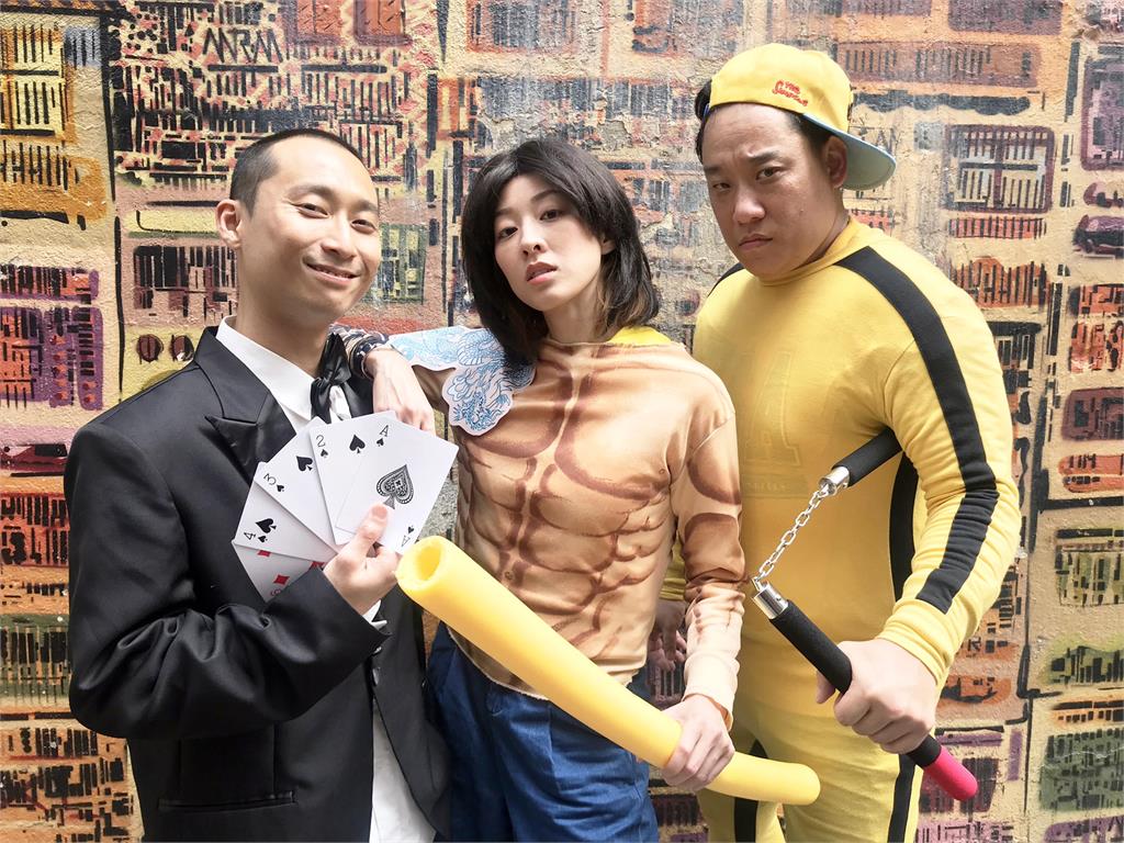 浩子、阿龐、夏語心糗到香港 奇怪扮裝讓外國人一頭霧水