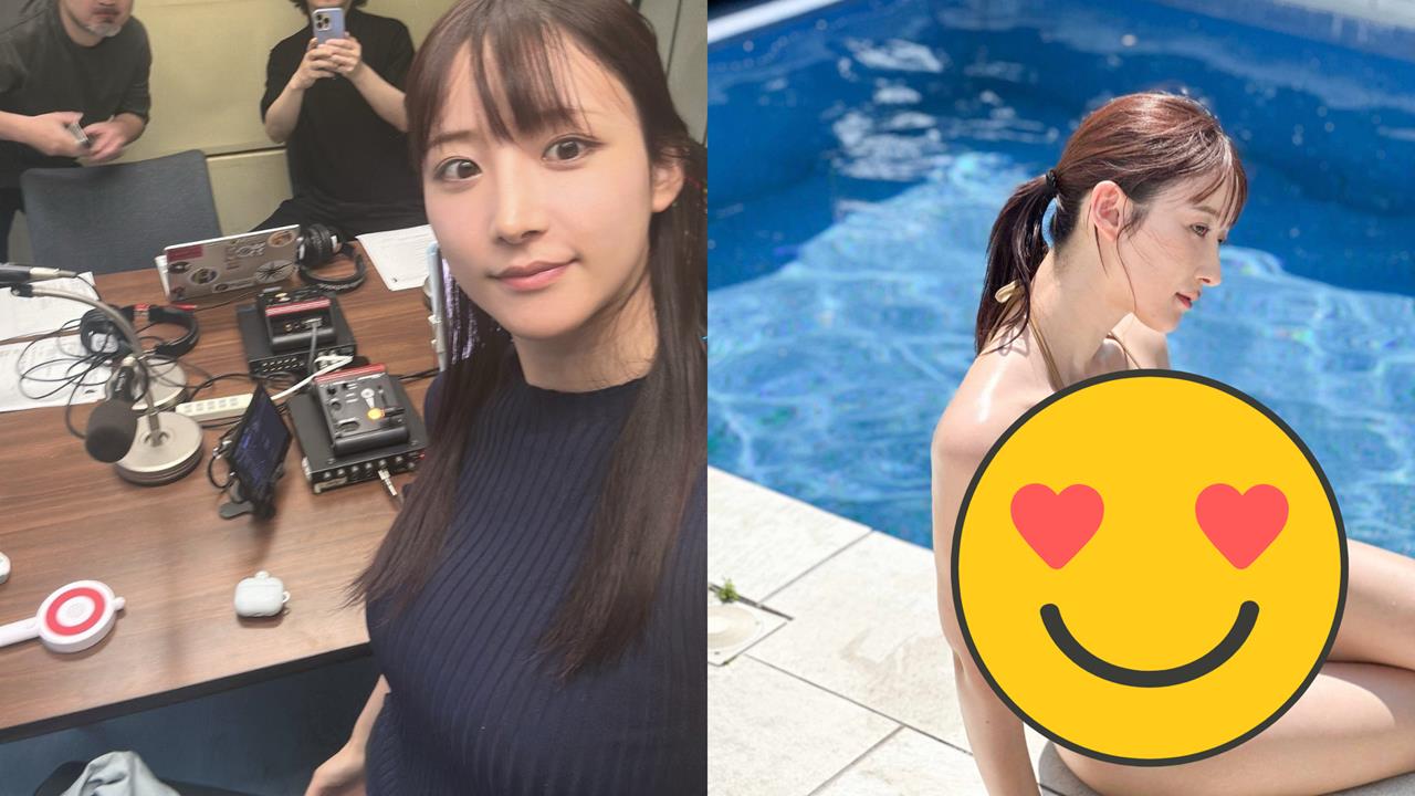 日超兇主持人泳池放送「國寶級美腿」 狂炸「雪白麻糬」連發大尺度寫真!