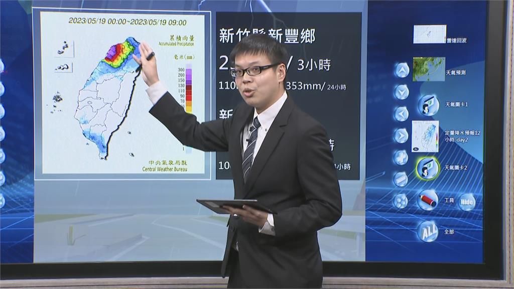 快新聞／鋒面南移「南部山區有機會下雨」　下波降雨高峰在這時候