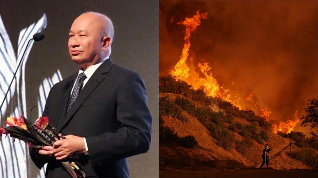 洛杉磯野火超失控眾星大逃亡！名導吳宇森攜妻急撤：「沒意識到危險」