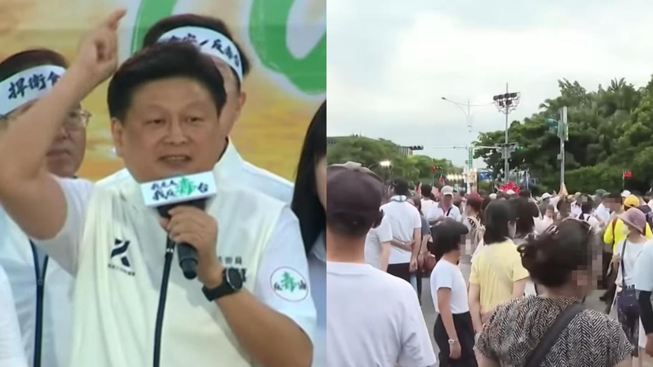 傅崐萁凱道瞎喊「現場超過100萬人」叫卓榮泰下台　他丟1句狠酸：不用那麼多啦