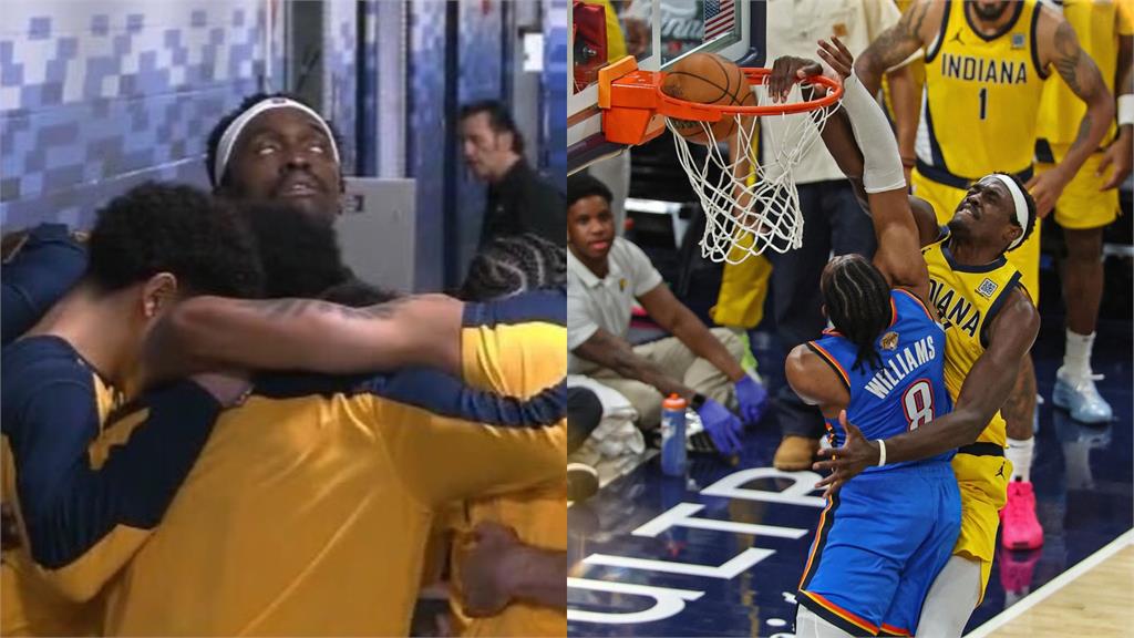 NBA(影)/賽前「巫師白眼」爆紅!溜馬西亞卡姆G6發功飛扣把對手定在板上變海報