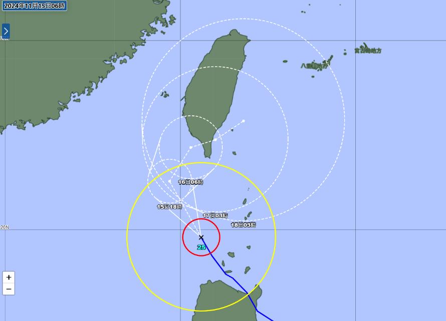 快新聞／天兔威力逐漸減弱！　日氣象廳估「這天」降為熱帶性低氣壓
