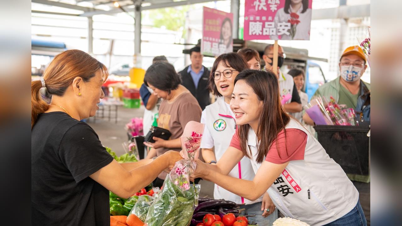 快新聞／「客家女兒」林月琴參選苗栗市長？親挺陳品安喊：好好照顧我的家鄉