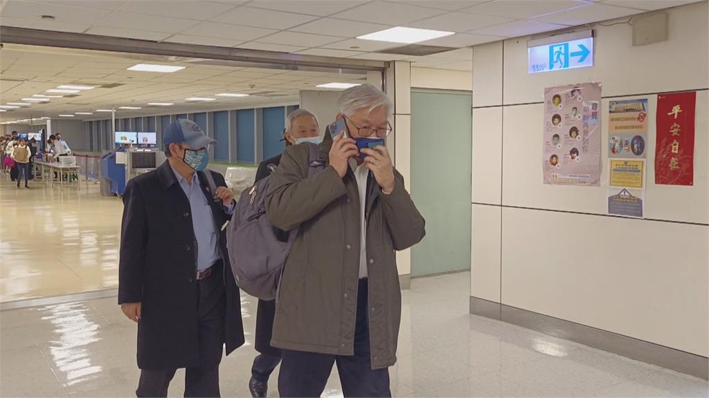 基進赴桃機抗議夏立言訪中　吳欣岱：藍營舔共歹戲拖棚