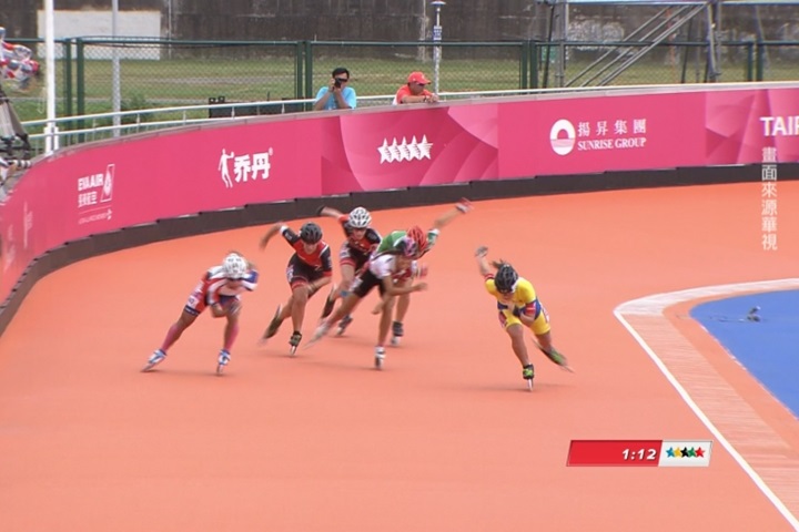 世大運》​500公尺爭先賽 黃玉霖遭南韓選手申訴失格