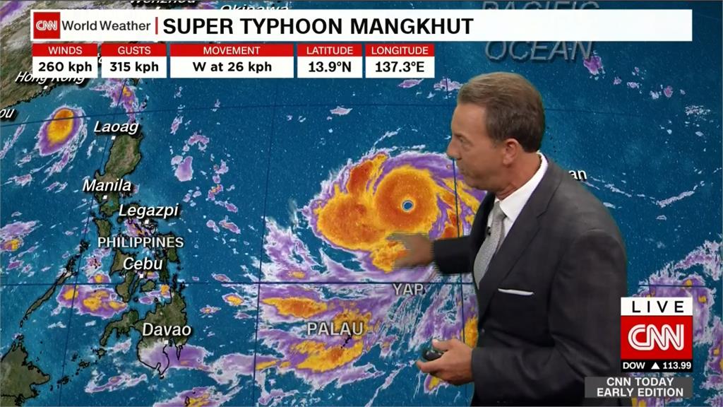 強颱「山竹」 大洋7熱帶系統中威力最強