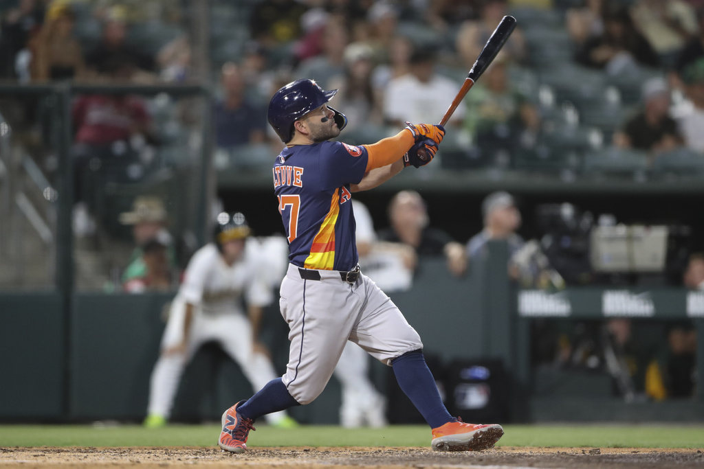 MLB(影)／「休士頓我們有麻煩了！」太空人單局兩支三分砲炸裂運動家