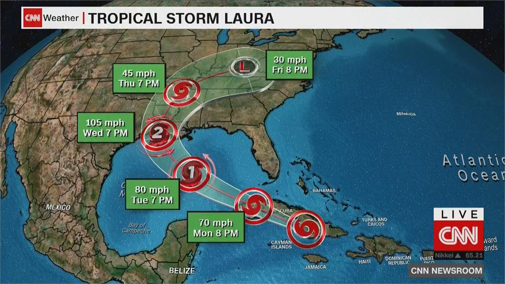 颶風「馬可」強勢撲來!路易斯安納州緊急狀態