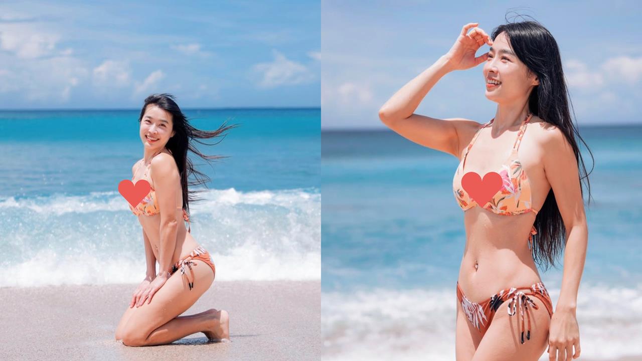 小嫻曬「比基尼」辣照引暴動！展現「凍齡」好身材：青春在墾丁閃耀過