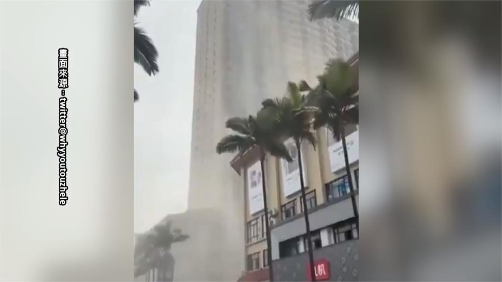 緬甸強震! 中國雲南超有感 大樓水箱爆裂 水流如巨浪沖倒路人