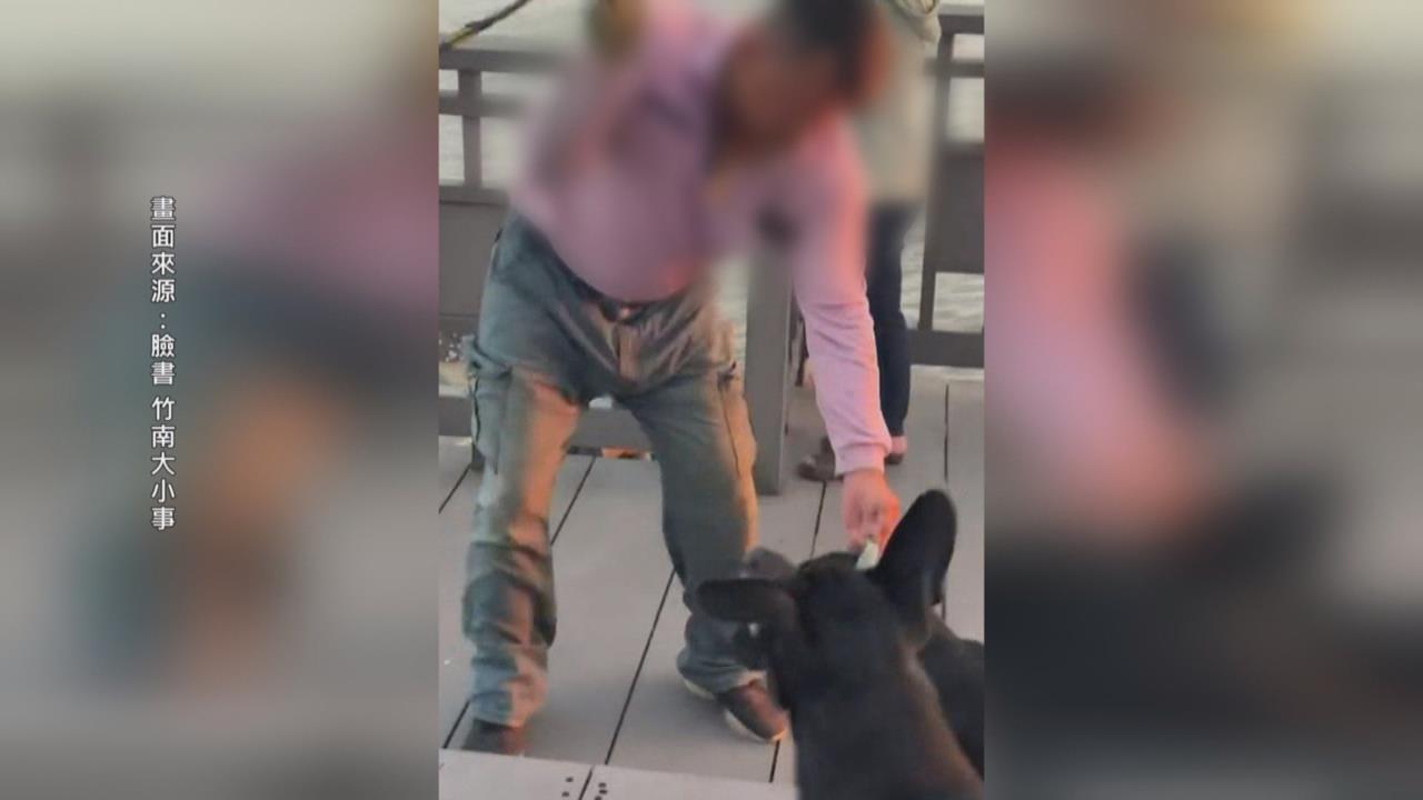 不滿被勸牽繩虐狗？　苗栗男狂抽打毛孩引眾怒