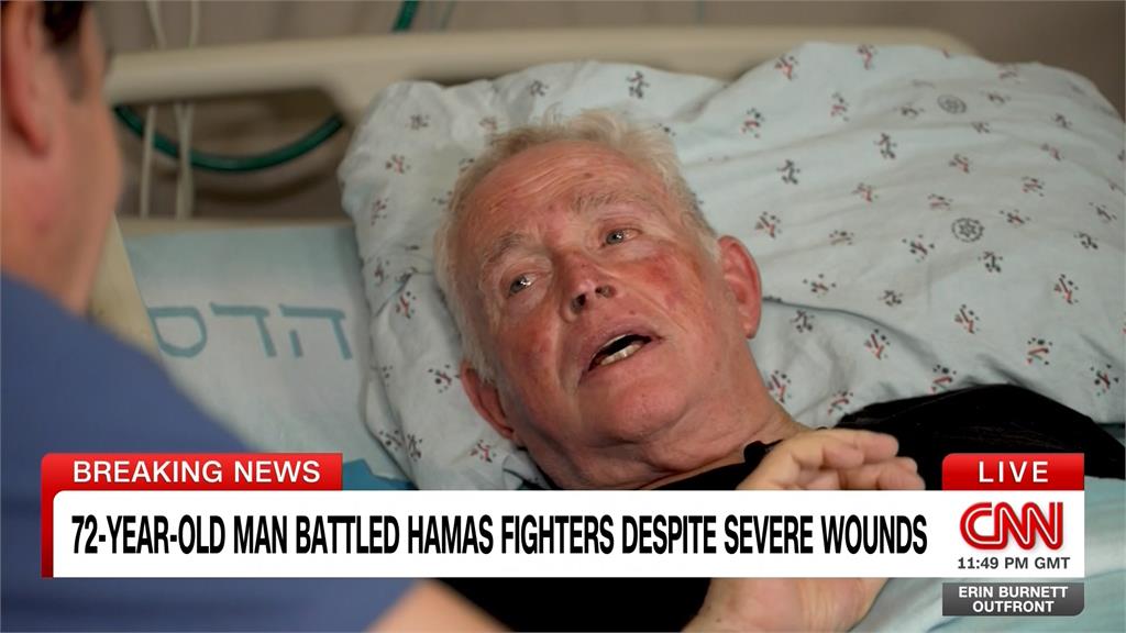 力抗哈瑪斯！以色列72歲勇伯負傷抗敵　自己的社區自己救！率防衛隊保住家園