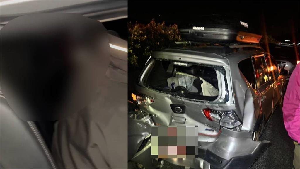 獨家／陳梅慧車禍現場畫面曝光！全身癱軟失去意識　男友滿臉鮮血