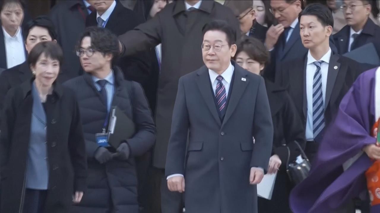 日韓峰會「打鼓外交」 同台演奏「Kpop獵魔女團」金曲