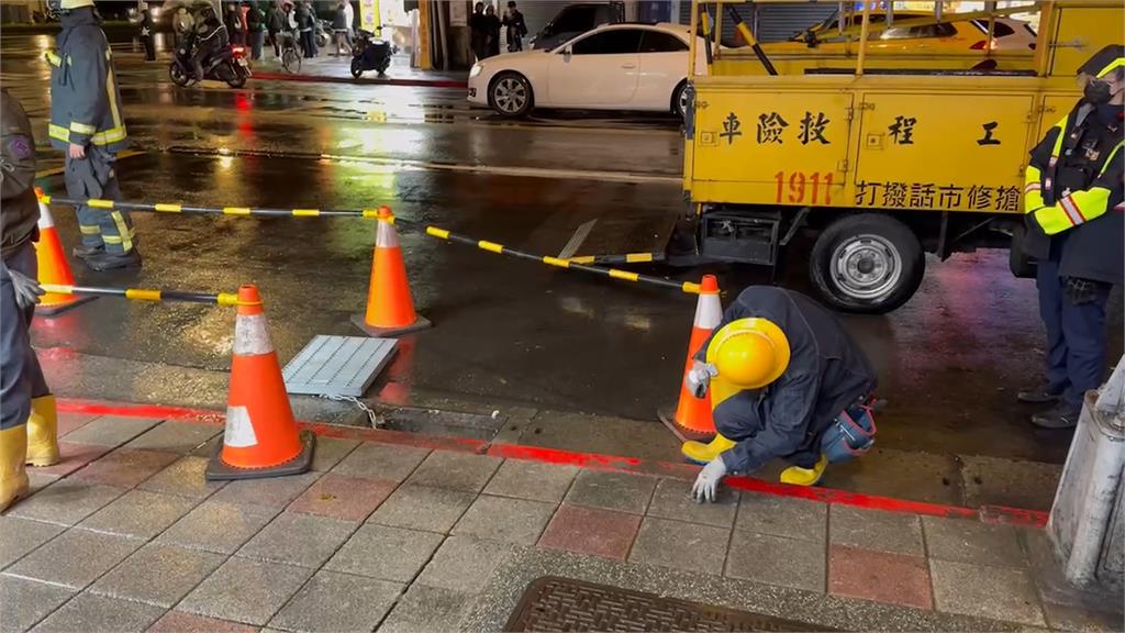 北市知名四神湯店前紅磚道無故漏電　騎士穿拖鞋腳一觸地被電到