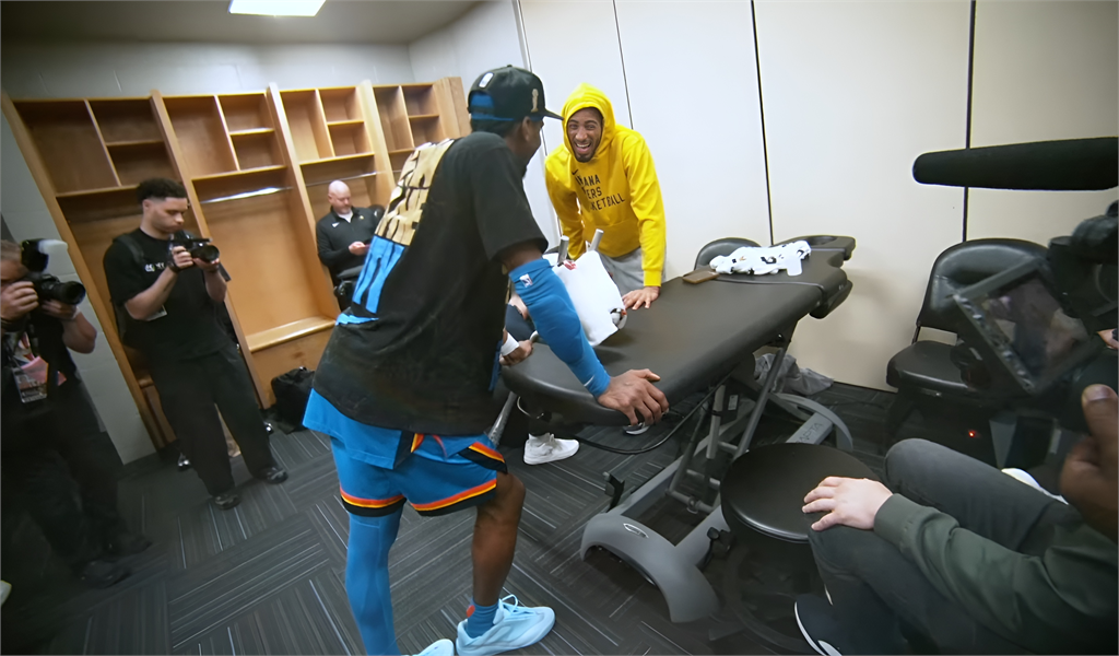 NBA(影)／奪冠有洋蔥！雷霆少主SGA賽後「擁抱哈利伯頓」畫面曝光惹哭網友