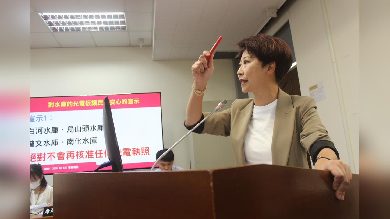 快新聞/質詢光電板挨轟「配合藍白」 賴清德點名陳亭妃:請精準發言