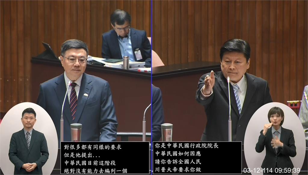 傅崐萁聯合質詢「獨秀45分鐘」　不滿綠委錄影爆衝突
