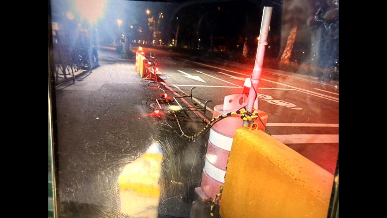 喝酒鬧事！２加拿大籍遊客闖捷運工地　推倒護欄、警示燈