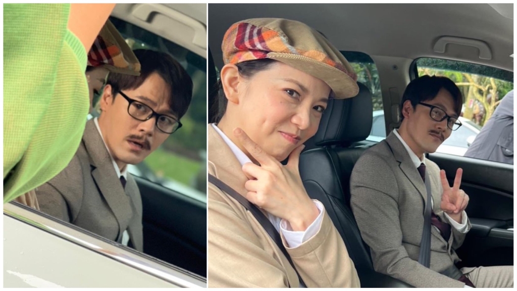 《黃金歲月》黃文星蓄鬍  廖苡喬喬裝 要追幕後藏鏡人 ？！網喊：福爾摩斯和華生偵探造型可愛又帥氣   