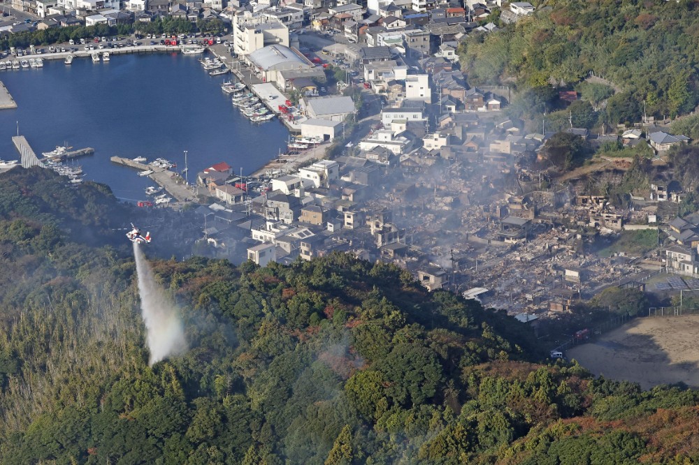 【有片】日本大分惡火延燒170棟建物 188人在避難所度過驚魂夜
