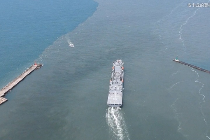 中國網友空拍台灣軍艦 專家憂心：可能遭突襲