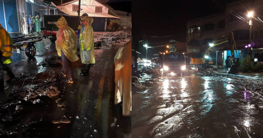 花蓮淹水災情！鄉民目擊「水又進光復了」　台南人深夜載物資救援