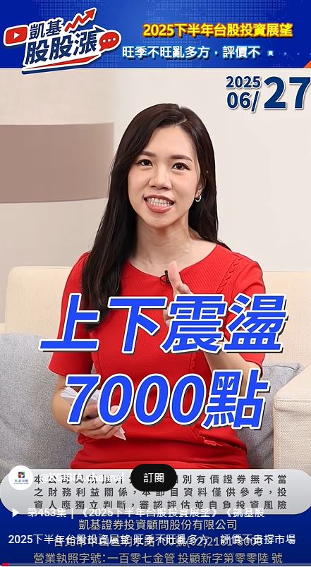 2025下半年台股投資展望 旺季不旺亂多方 評價不貴撐市場