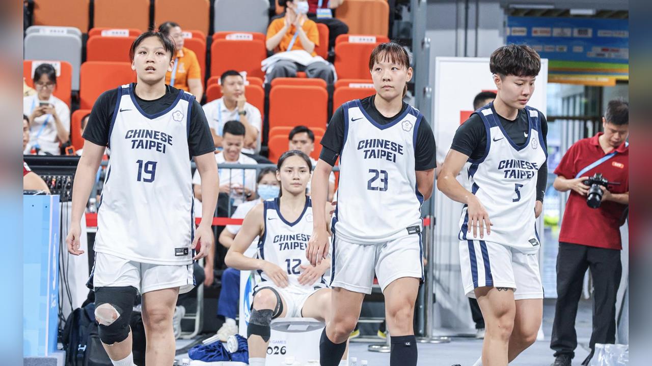 亞沙運／3對3女籃8強止步！運動攀登、角力無緣晉級  本屆台灣代表團1銀4銅作收