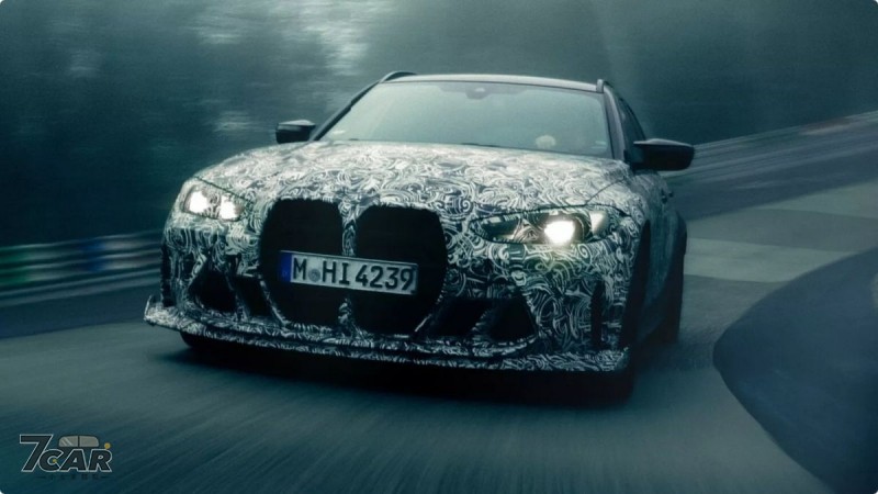 狂暴旅行車將再升級　全新BMW M3 CS Touring預告登場