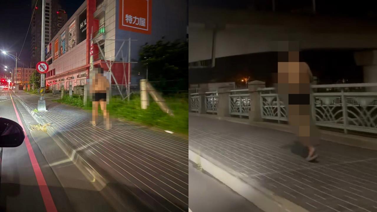 豪賭世足4強翻車！台中男深夜現身台灣大道做「1瘋狂事」 畫面曝光網看傻