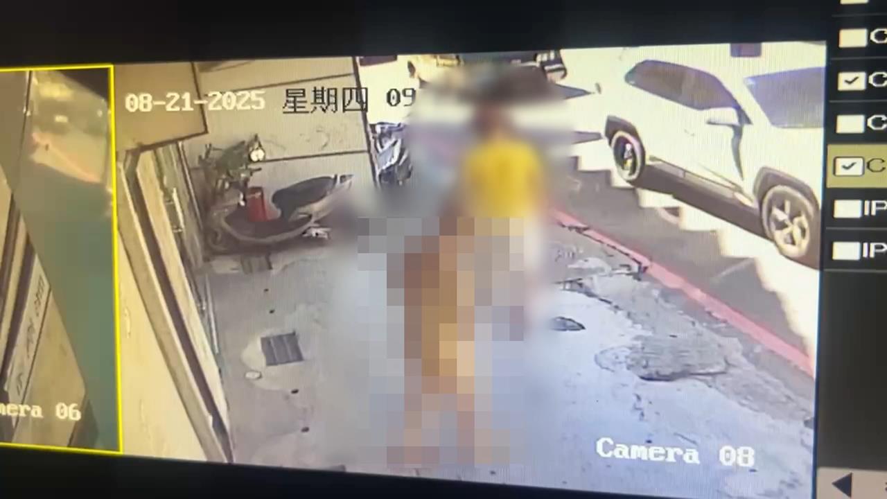 驚嚇！新北裸男闖飲料店　曾丟啞鈴砸壞別人家屋簷