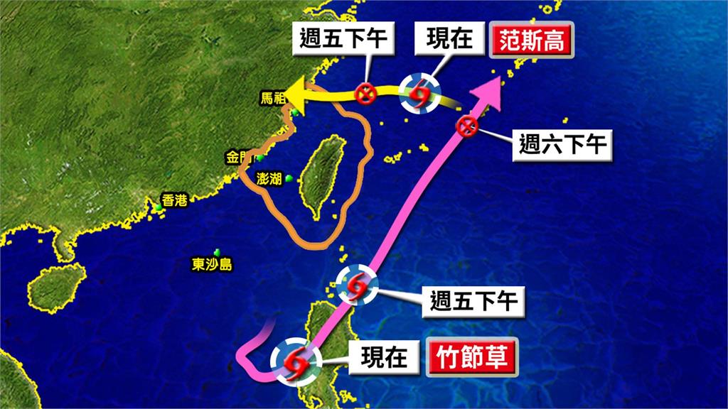 雙颱夾擊「強度減弱」雨彈甩全台！林嘉愷揭「726天氣型態」：這天雨勢減弱