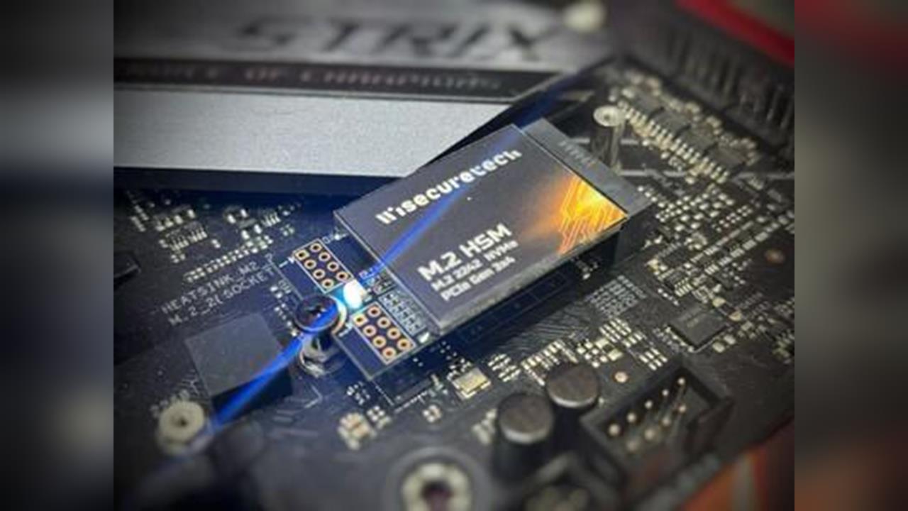 ''匯智安全''全球首發M.2介面高速硬體安全模組 打造AI資安基石