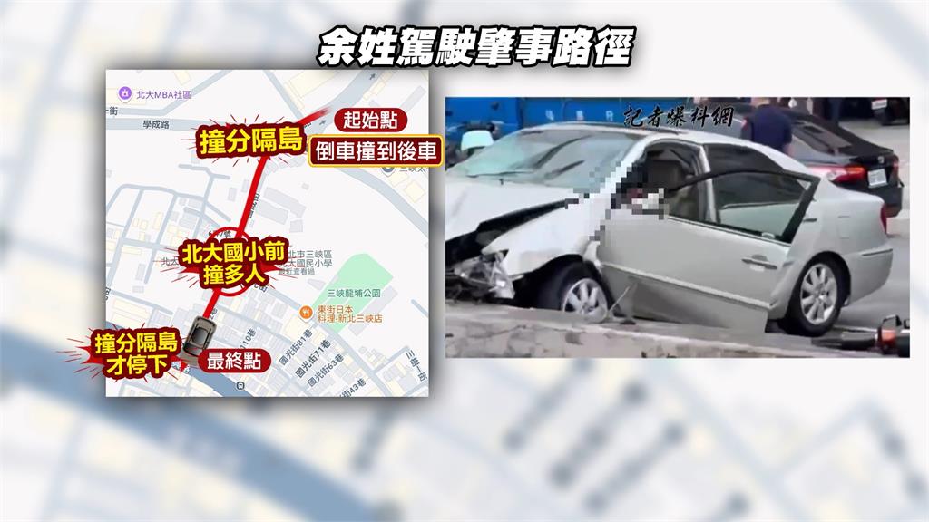 蓄意？車禍前1分鐘路口「詭異撞車」　余姓駕駛遭疑路怒症發作追撞女騎士