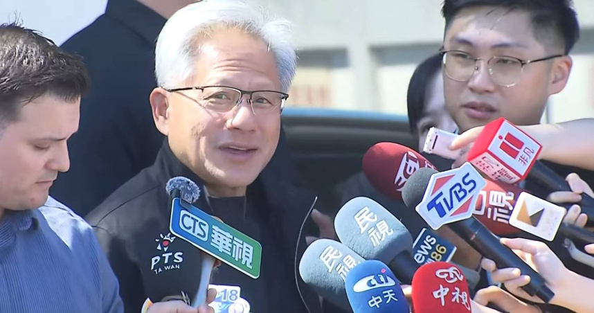 黃仁勳旋風來台「只為這事」！　稱買台積電股票非常聰明
