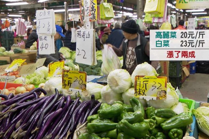 寒流凍傷蔬果價飆 全台寒害農損2千萬