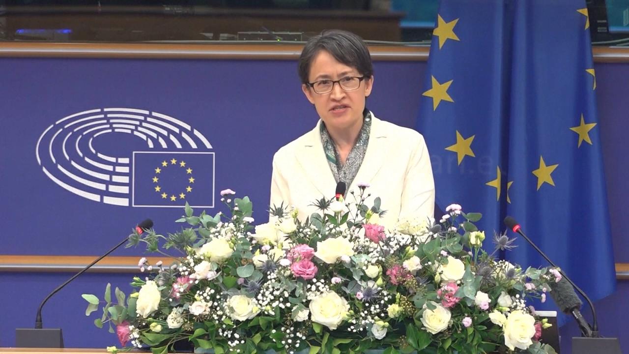 史上首次！蕭美琴歐洲議會演說　指台海和平攸關全球穩定