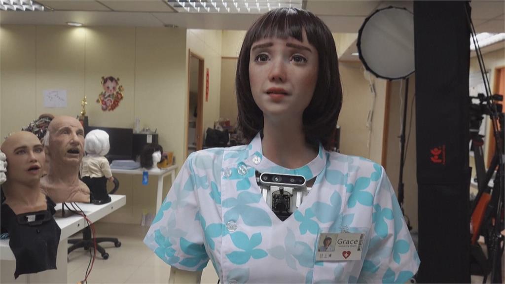 新機器人「格蕾絲」　為知名人形機器人蘇菲亞「妹妹」 