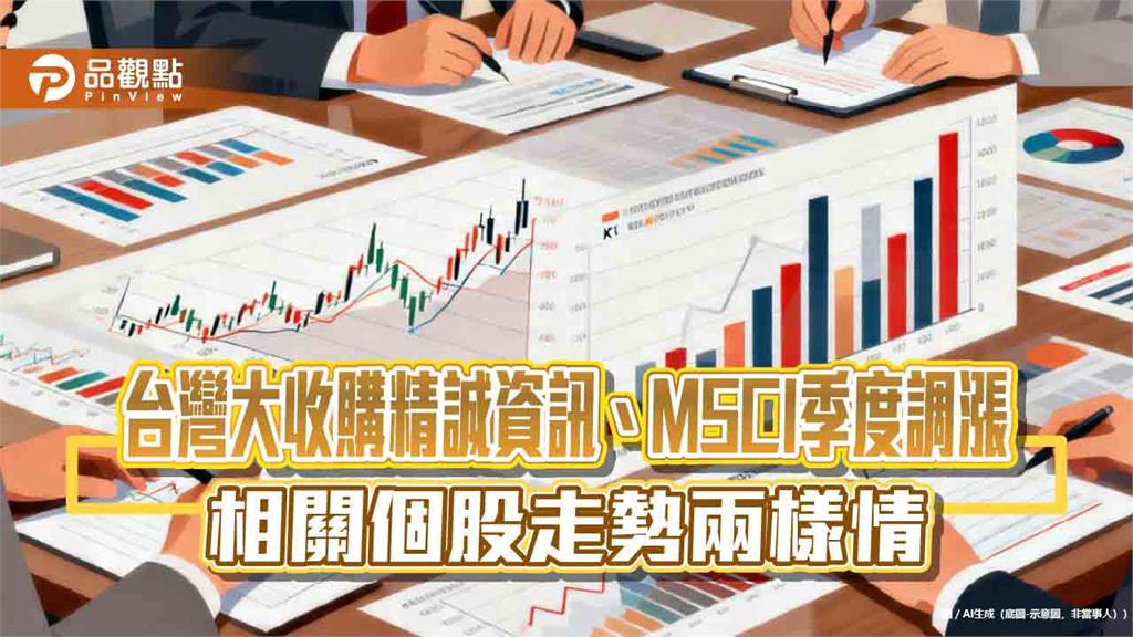 精誠資訊漲停回應台灣大收購！MSCI調整　上榜除名股漲跌互見