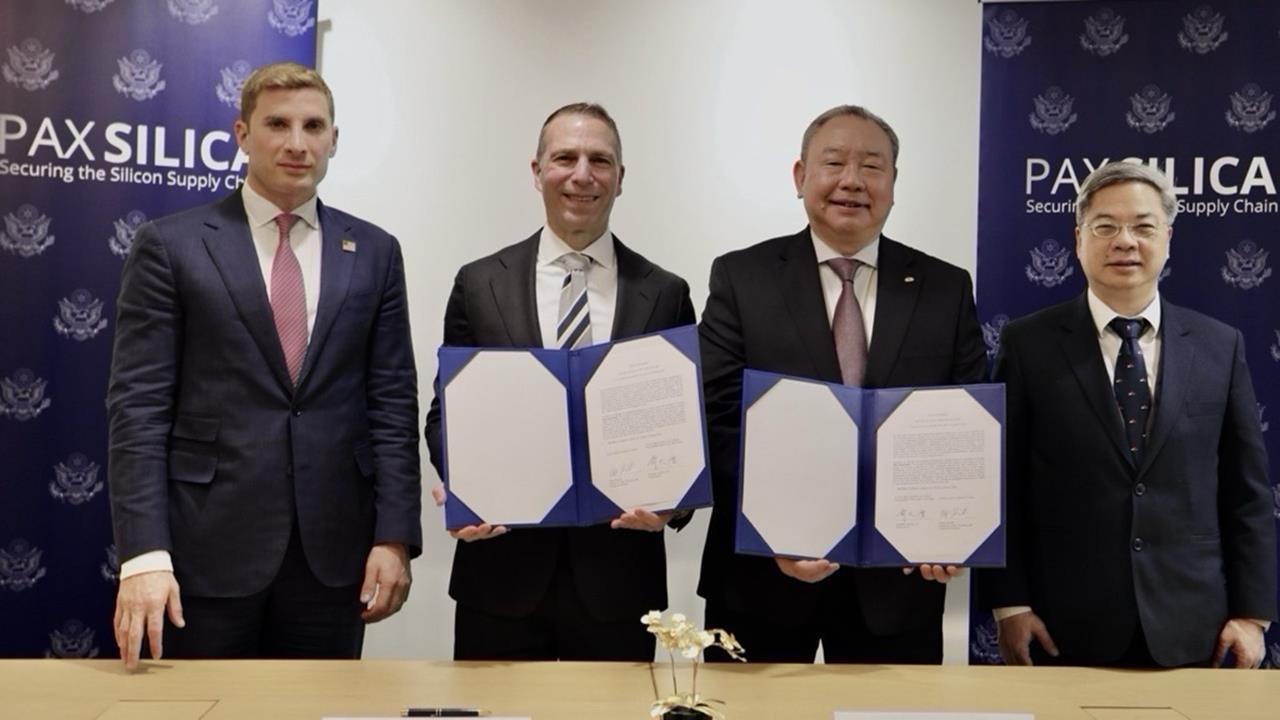 快新聞/川普就任後首場EPPD!台美簽署矽和平宣言 經濟部發聲了