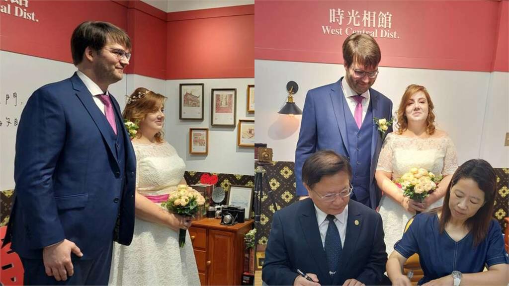 德國新人跨萬里赴台南登記喊：心靈故鄉！新娘曝「背後超暖原因」感動全網