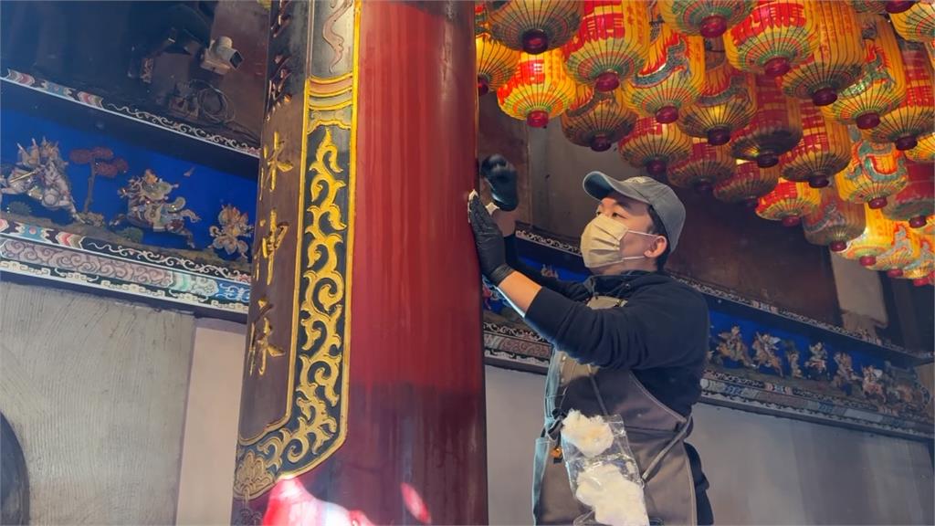 雲林福興宮．朝天宮大掃除！古蹟"乾洗＂處理保護