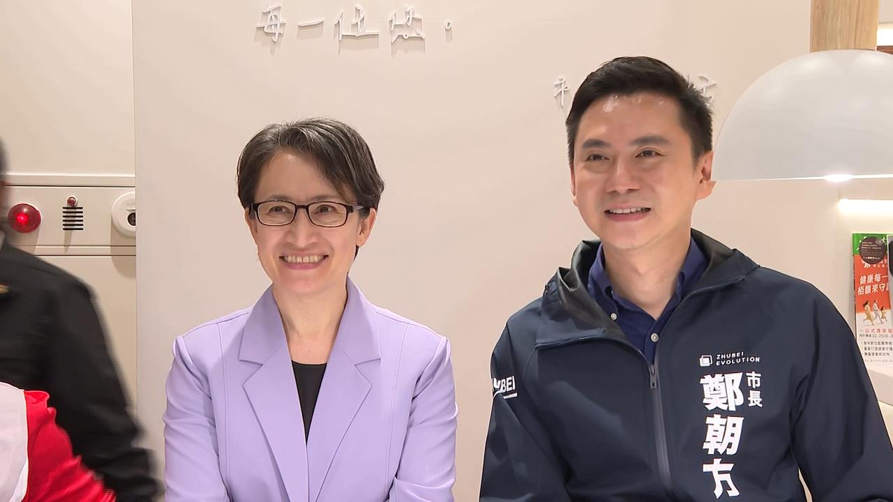被點名2026參選新竹縣長　鄭朝方同框蕭美琴逛傳統市場