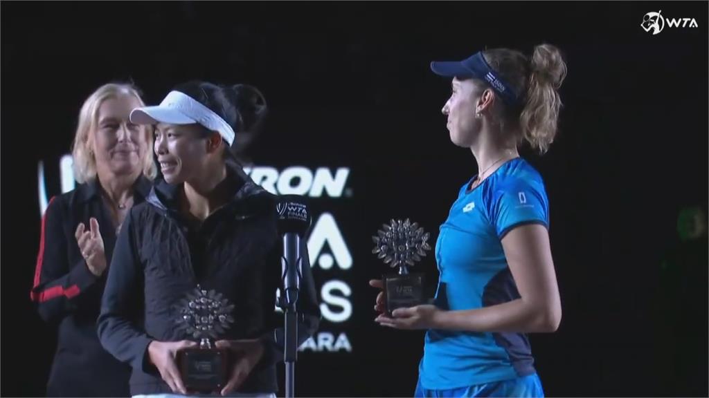 WTA年終賽　謝淑薇不敵東奧金牌組合　女雙亞軍
