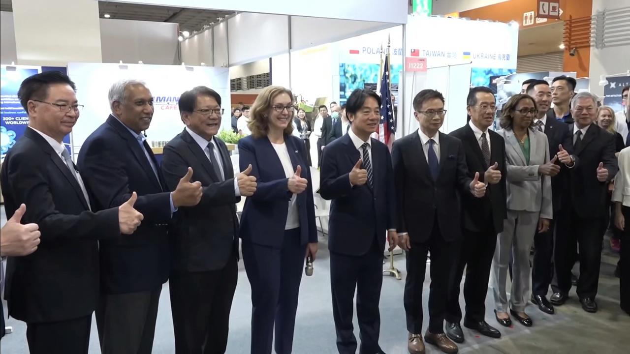 國防工業展第二日　賴總統現身參展